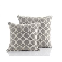 Grey and shop tan cushions